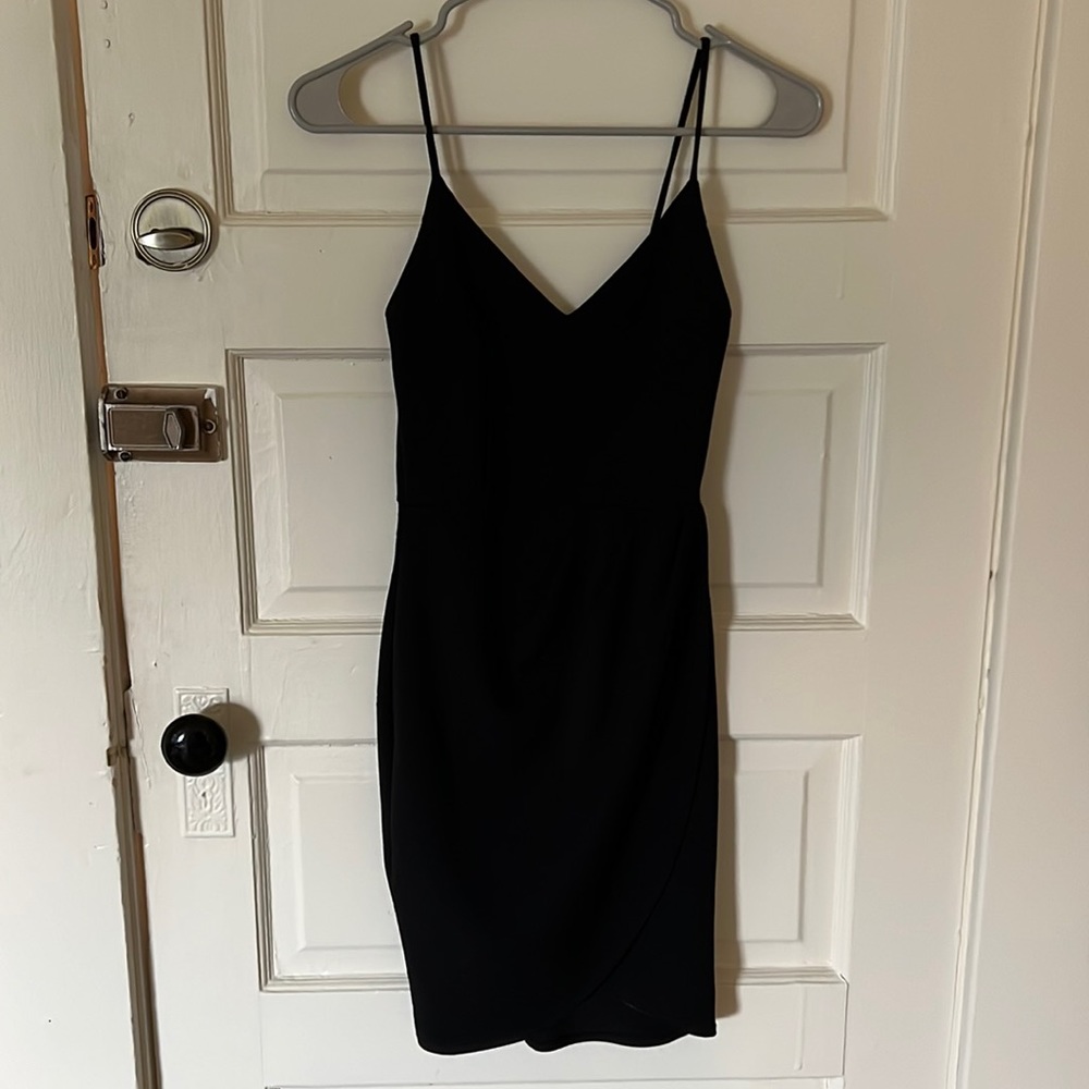 forever your girl black bodycon dress